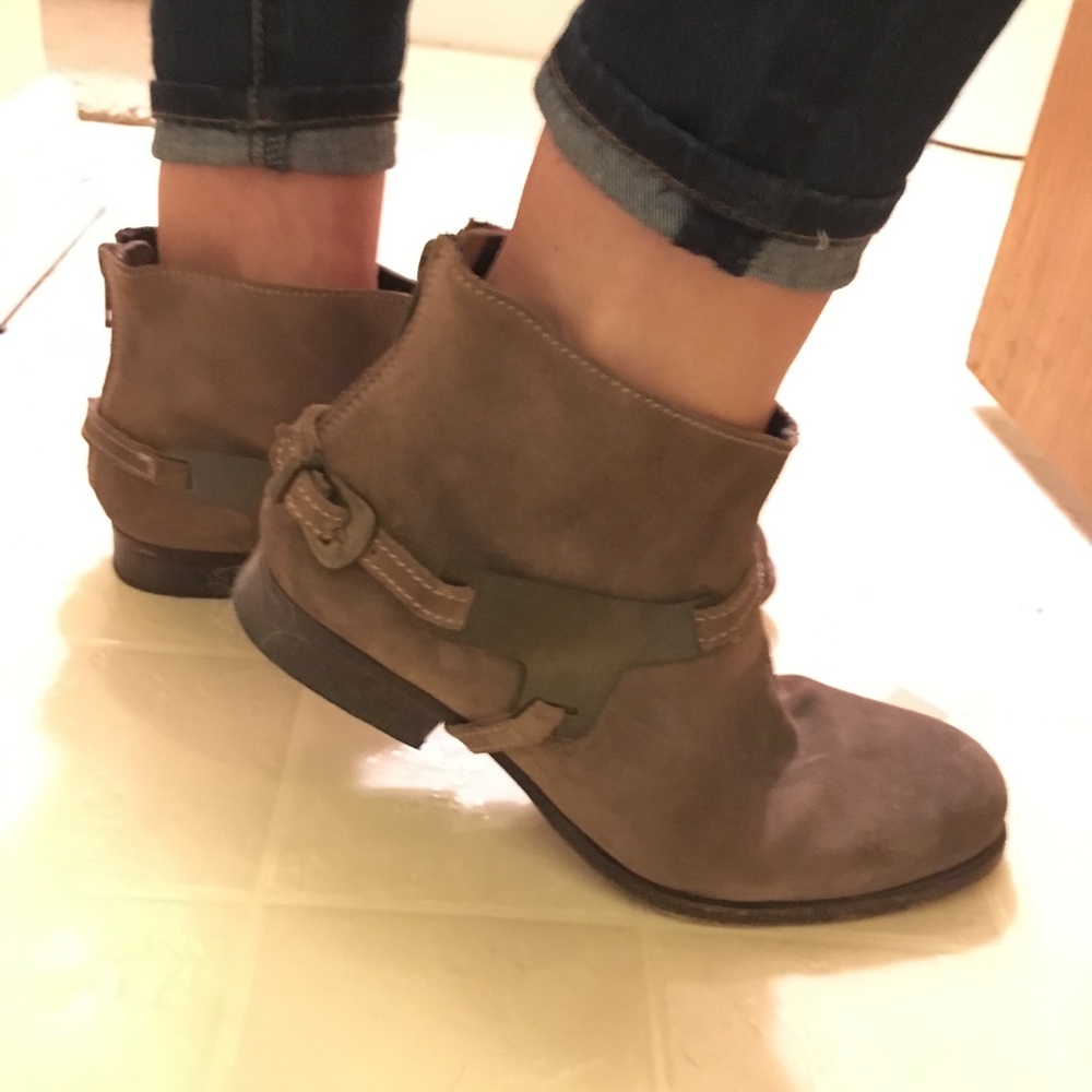 Free People Leather Ankle Boots